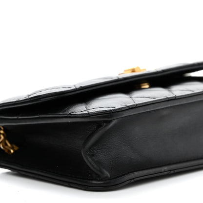Chanel Aged Calfskin Quilted Reissue Flap Phone Holder With Chain Black 10 of 12