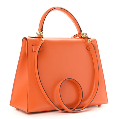 Hermes Box Kelly Sellier 28 Orange 3 of 19