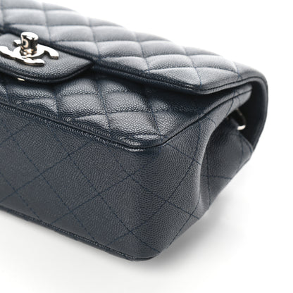 Chanel Caviar Quilted Mini Rectangular Flap Navy 10 of 10
