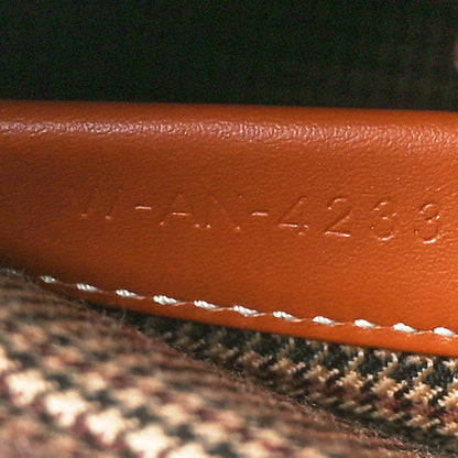 Celine Textile Calfskin Pied De Poule Print Triomphe Striped Small Cabas Thais Multicolor 8 of 12