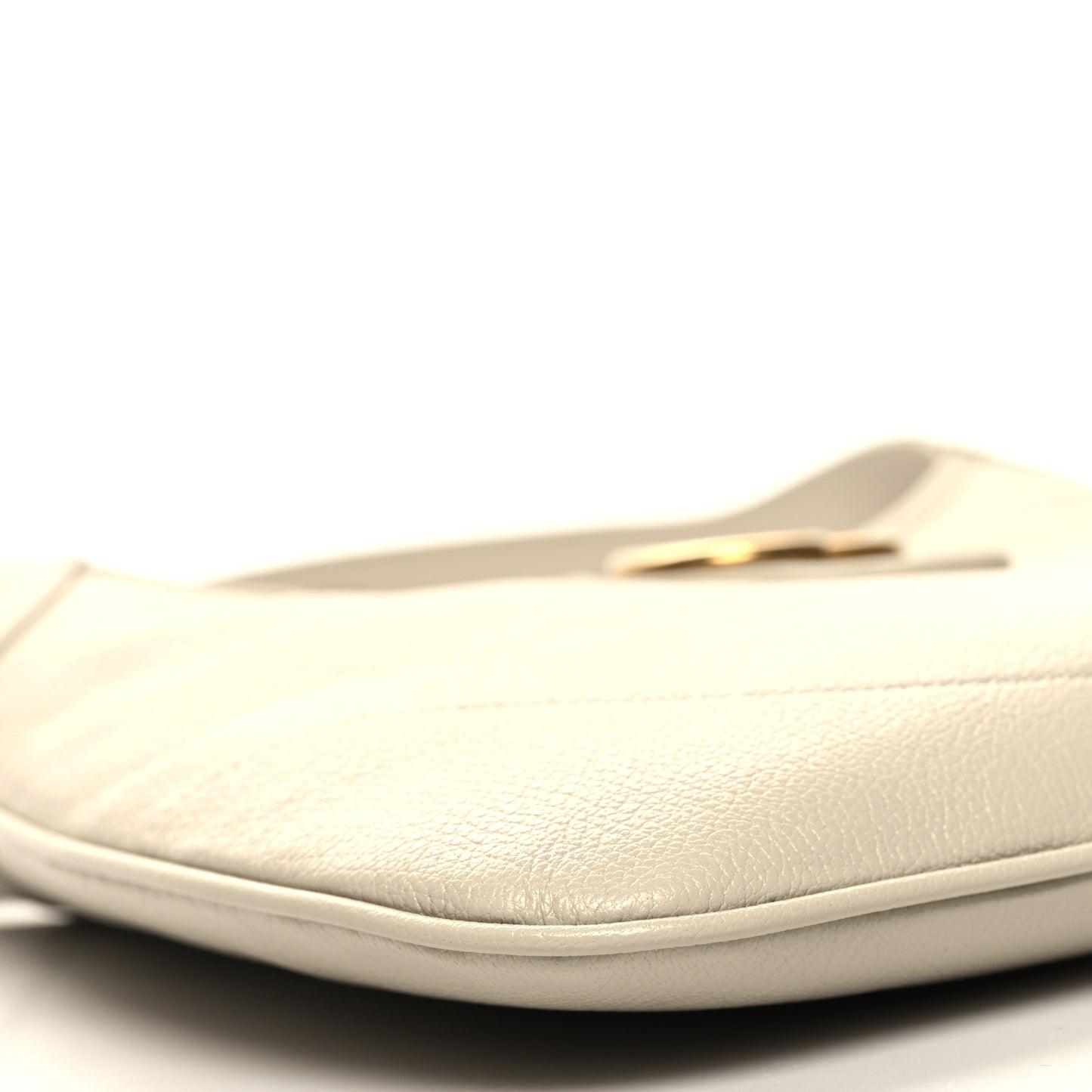 Goatskin Medium Aphrodite Shoulder Bag Mystic White