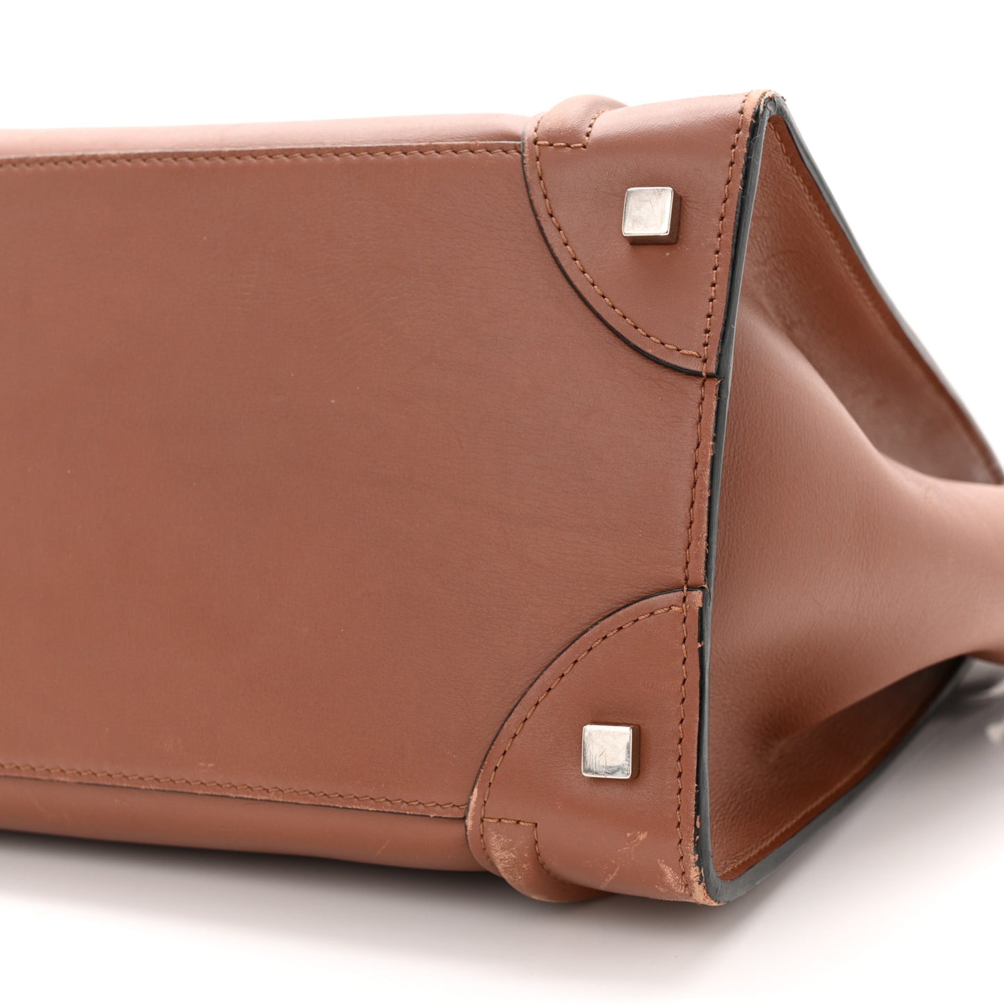 Smooth Calfskin Mini Luggage Sienna