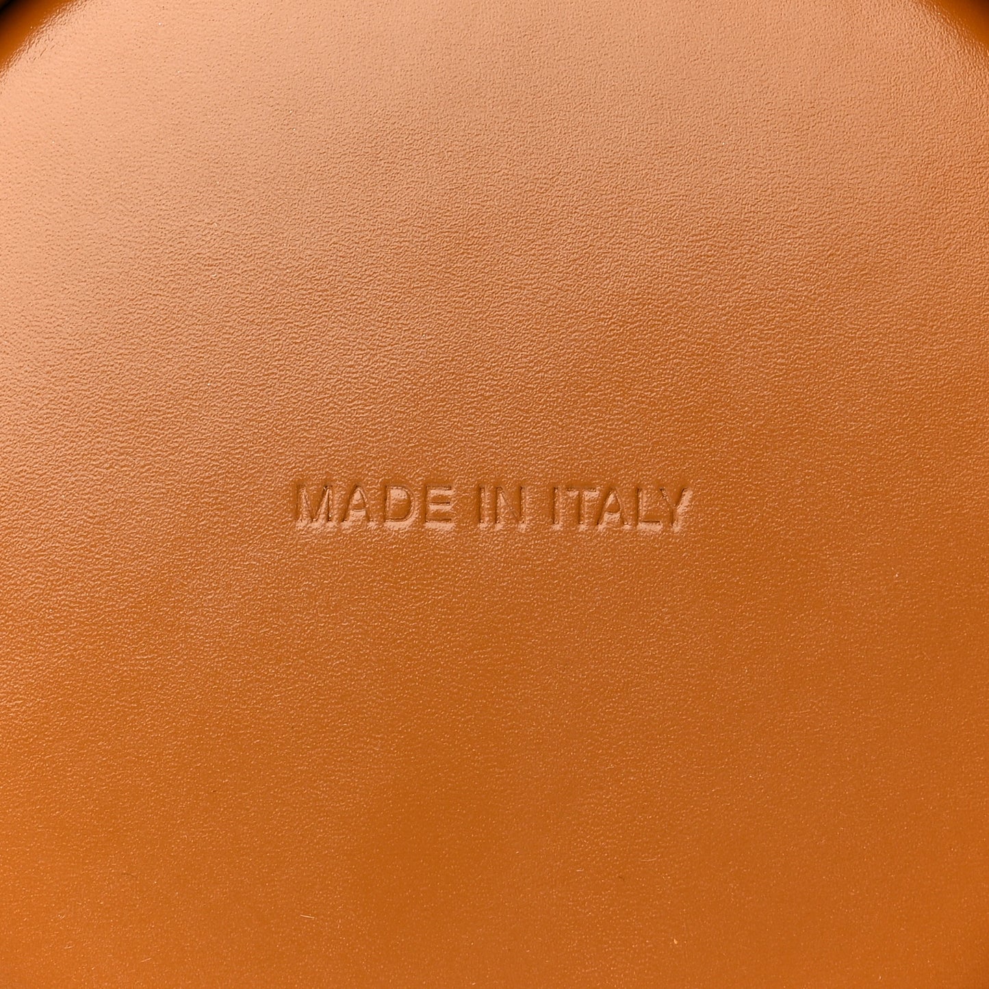 Calfskin The Curve Small Shoulder Bag Tan