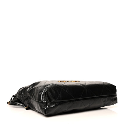 Chanel Shiny Calfskin Quilted Chanel 22 Black 5 of 11