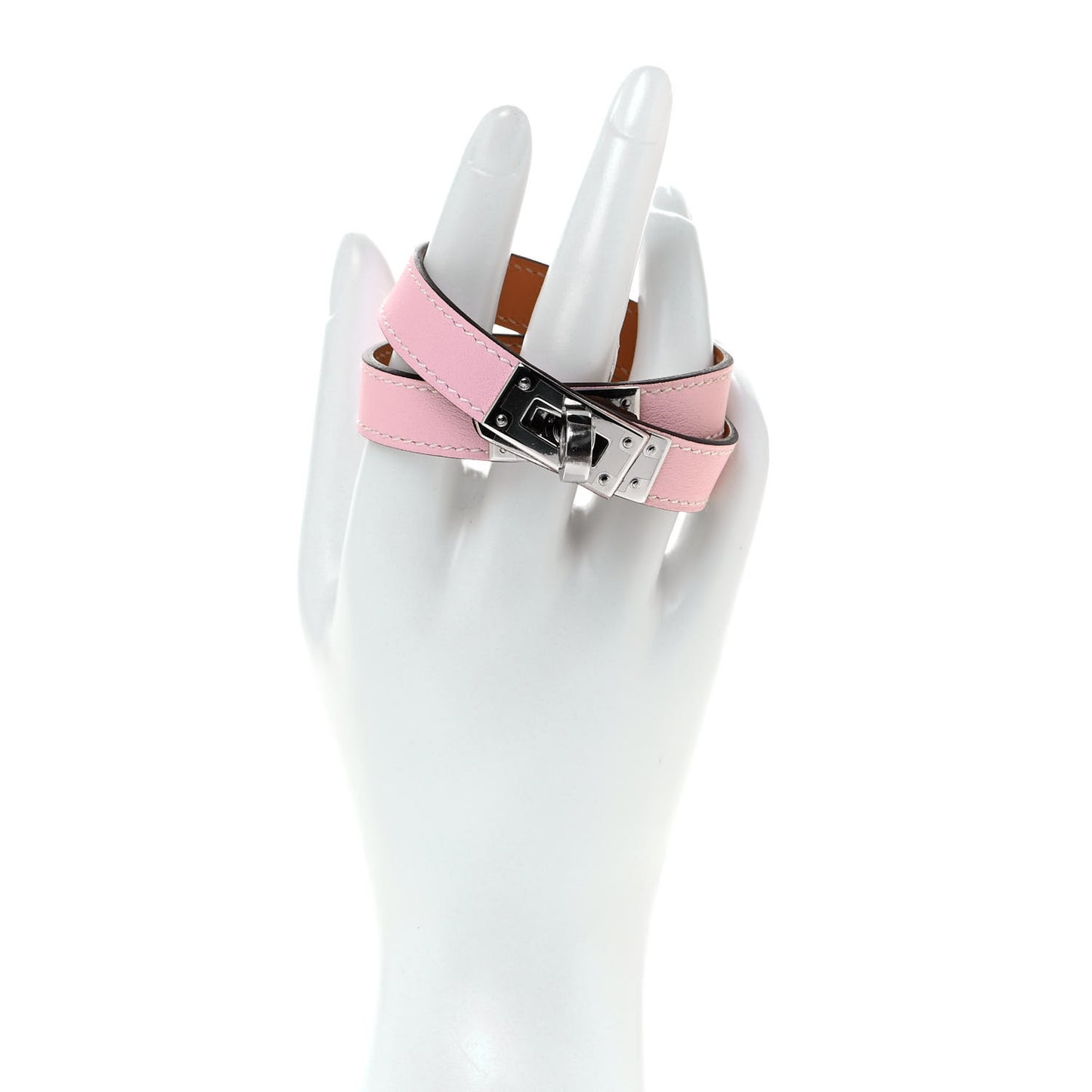 Swift Kelly Double Tour Bracelet T3 Rose Sakura