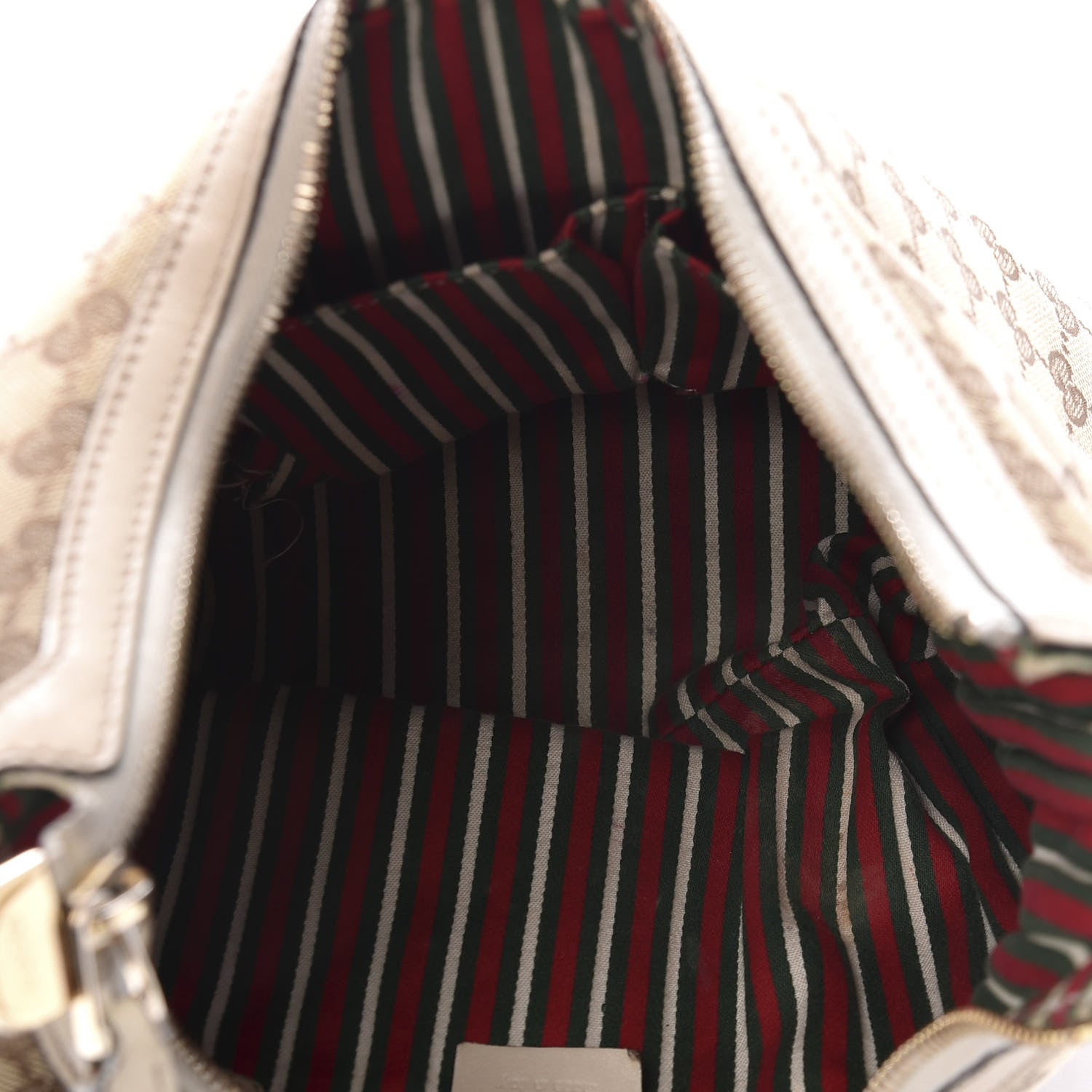 Gucci Monogram Medium New Britt Hobo Off White 5 of 16