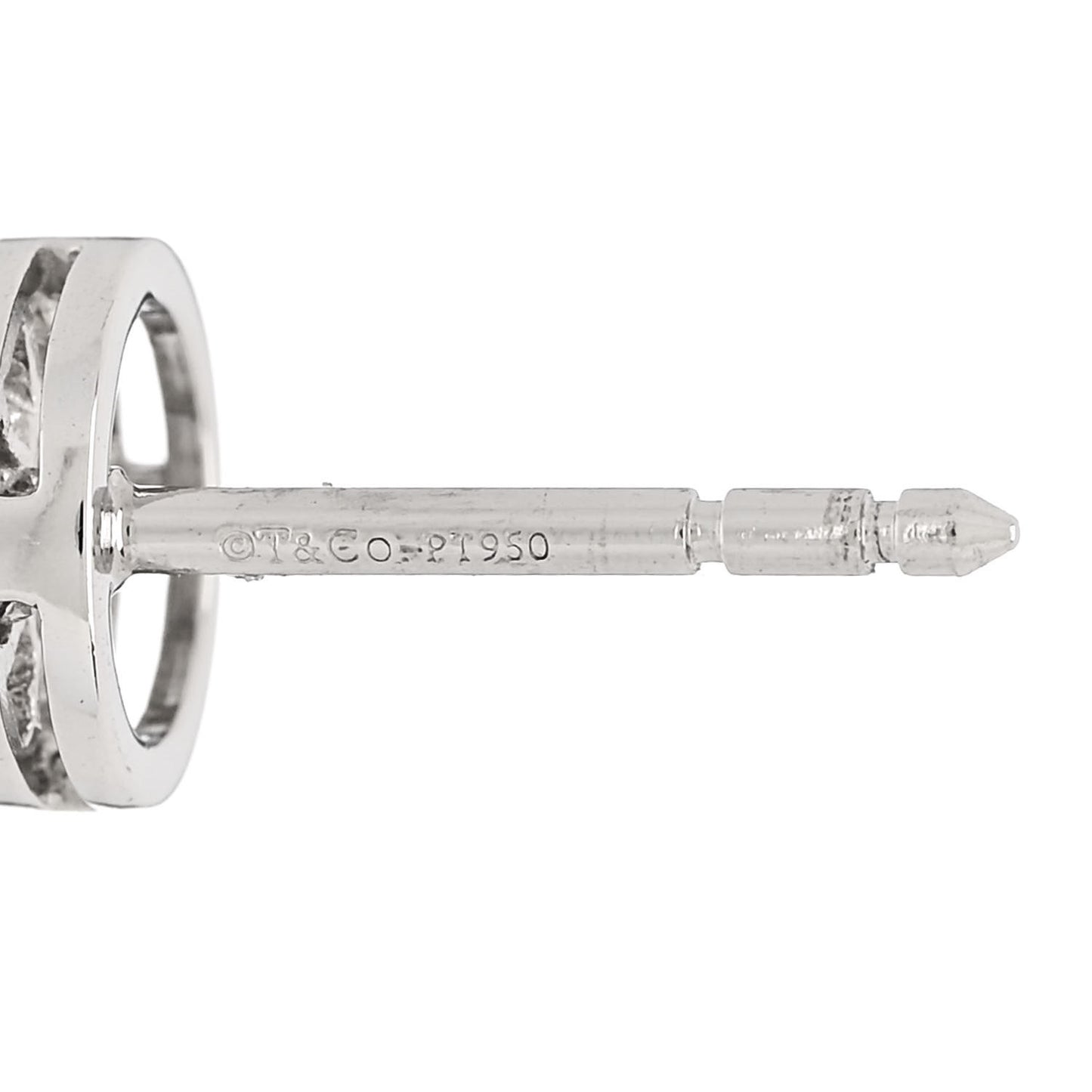 Platinum Diamond Mini Circlet Earrings