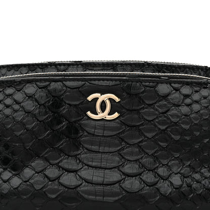 Chanel Snakeskin Waist Bag Black 8 of 15