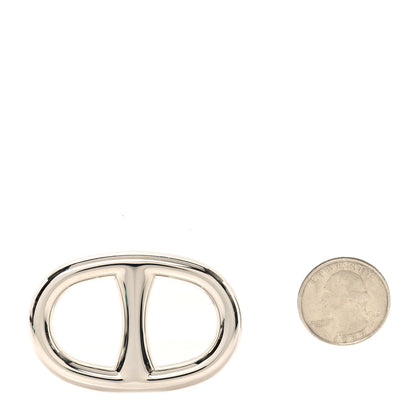 Hermes Palladium Chaine D'Ancre Scarf Ring 2 of 5