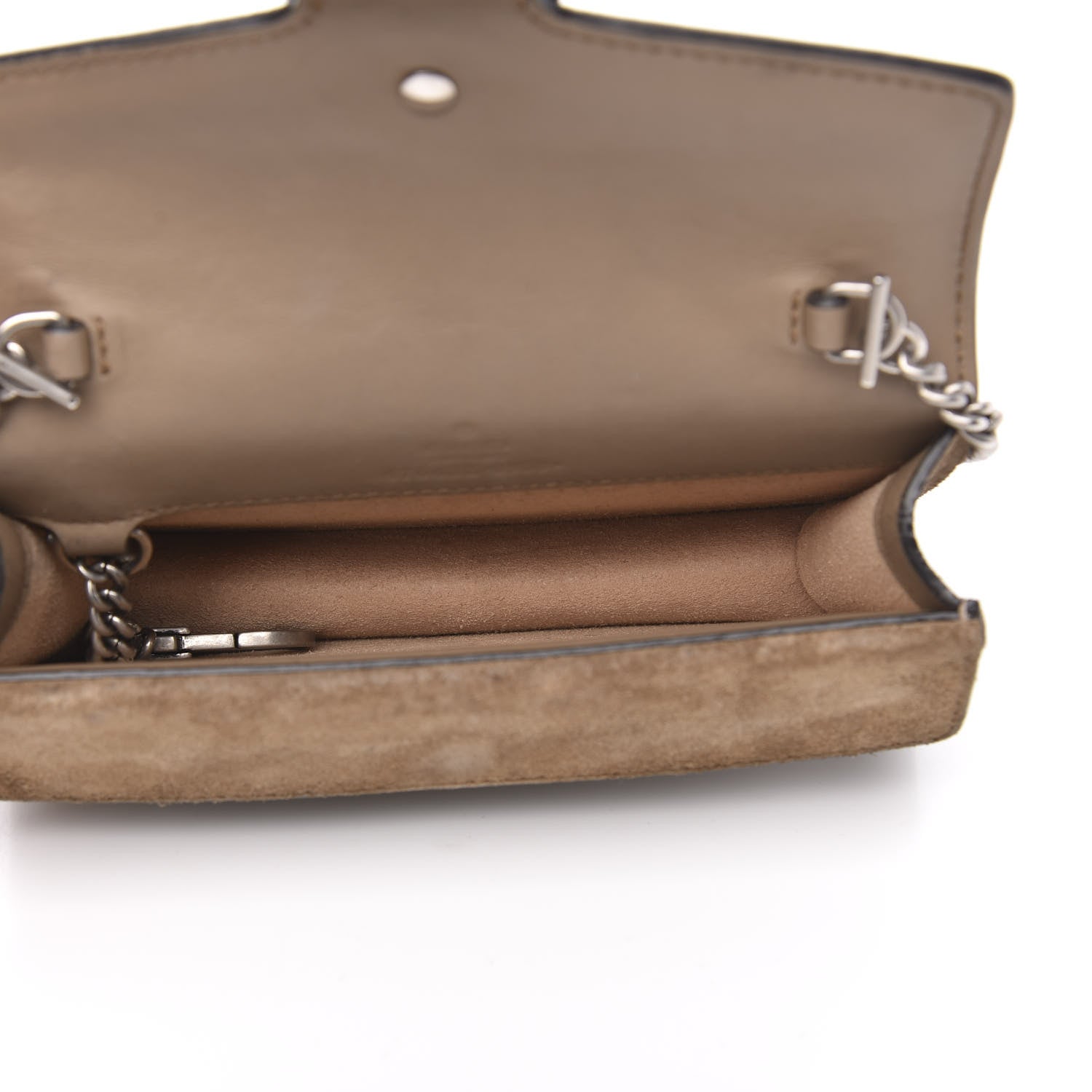 Gucci GG Supreme Monogram Super Mini Dionysus Shoulder Bag Taupe 5 of 10