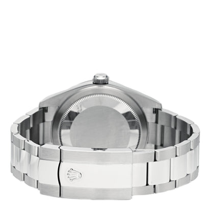 Rolex Stainless Steel 18K White Gold 42mm Oyster Perpetual Sky-Dweller Watch Bright Blue 326934 3 of 5