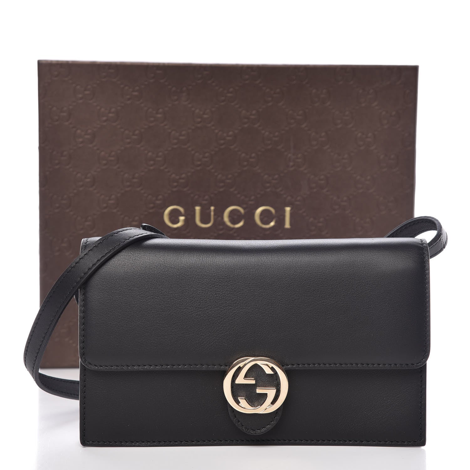 Gucci Calfskin Icon Wallet Black 10 of 10