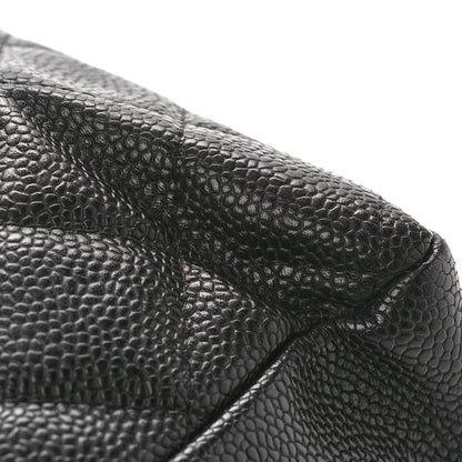 Chanel Caviar Quilted Petit Shopping Tote PST Black 11 of 13