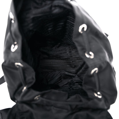 Prada Tessuto Nylon Grommet Backpack Black 5 of 21