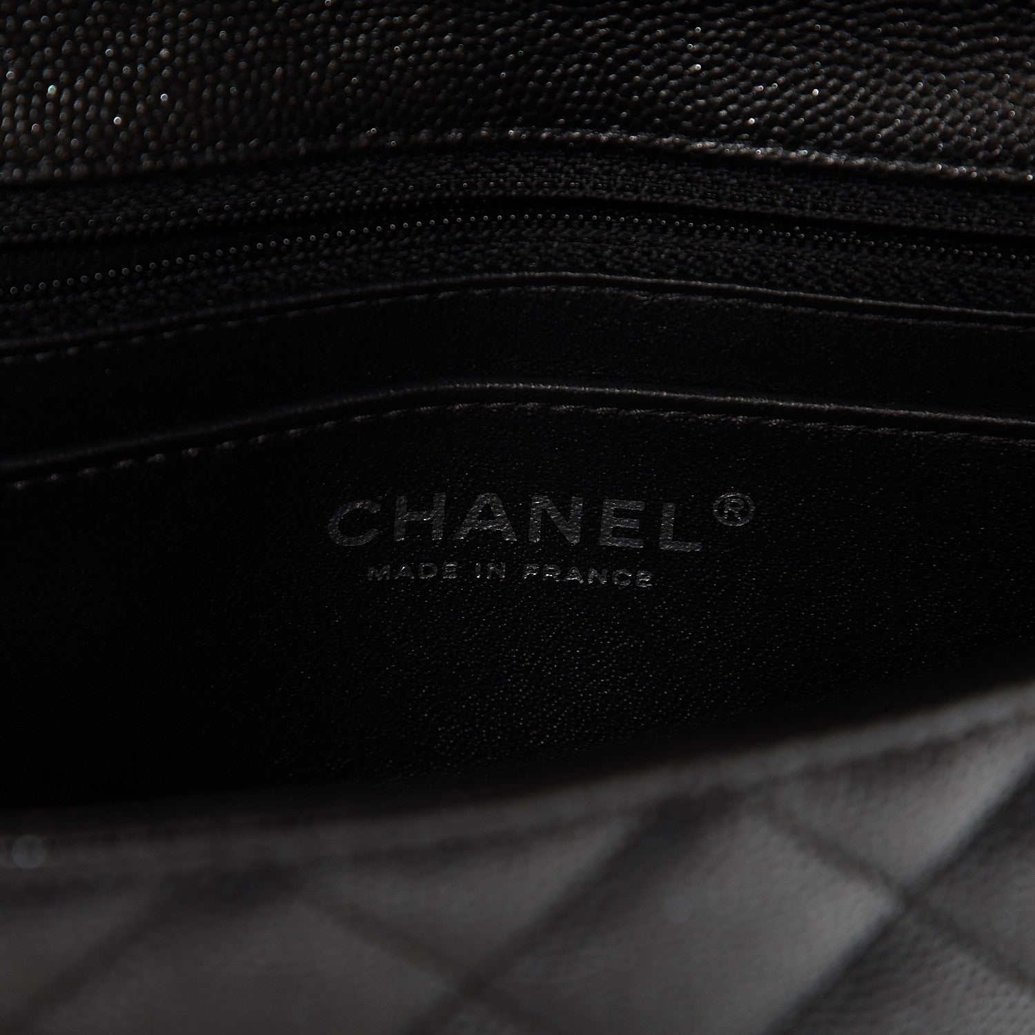 Chanel Caviar Quilted Mini Rectangular Flap Black 12 of 13