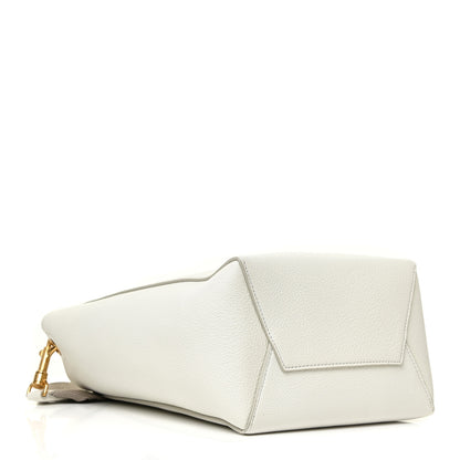 Celine Soft Grained Calfskin Small Sangle Bucket Bag White 3 of 10