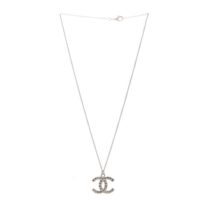 Chanel Baguette Crystal CC Necklace Light Gold 3 of 4
