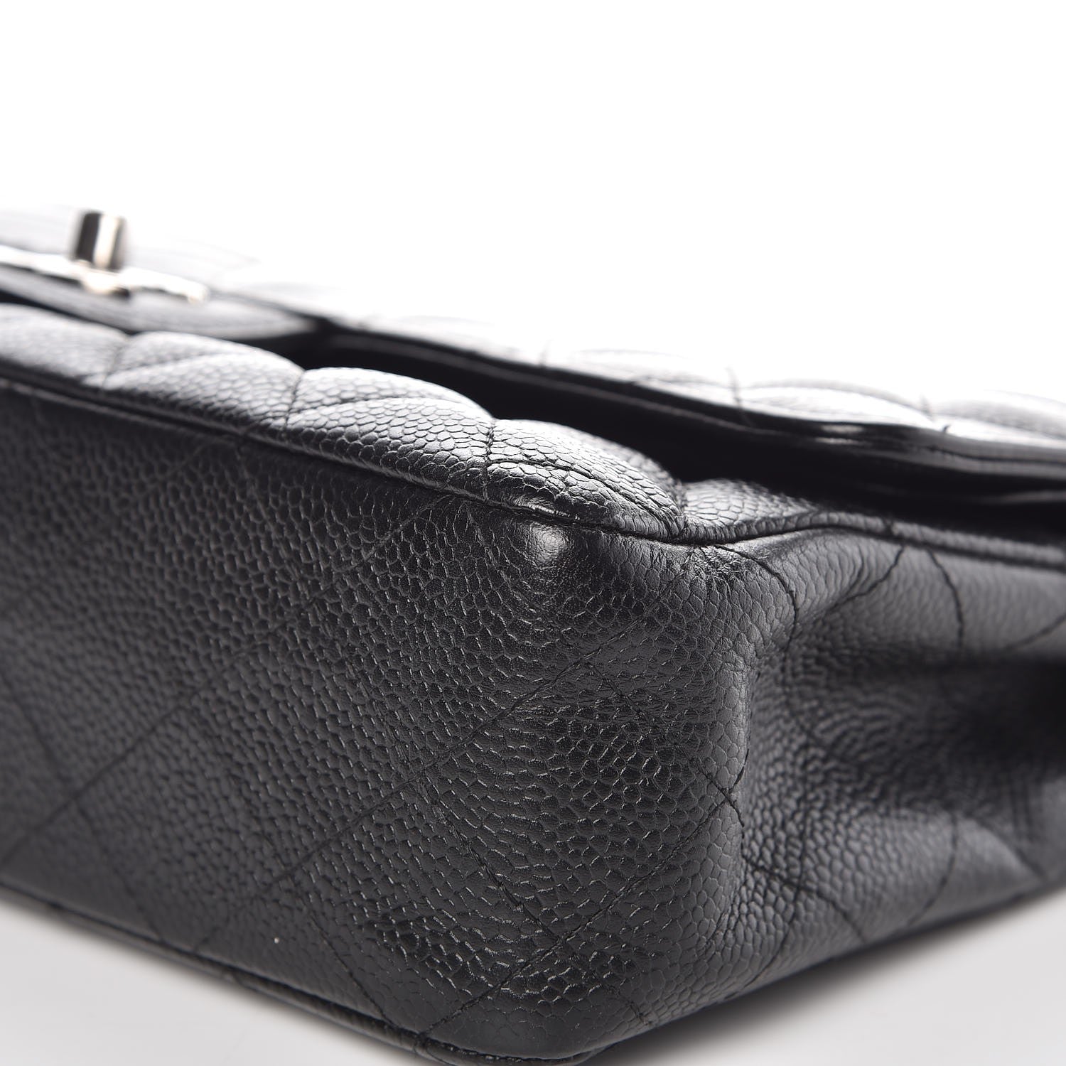 Chanel Caviar Quilted Medium Double Flap Black 10 of 10