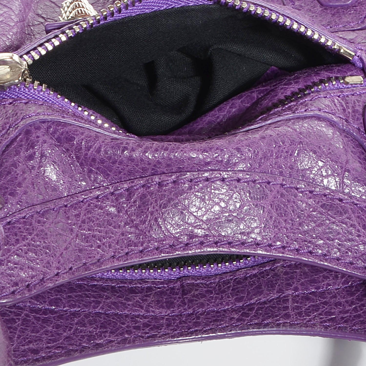 Balenciaga Agneau Giant 12 Silver Hardware Mini City Ultraviolet 11 of 11