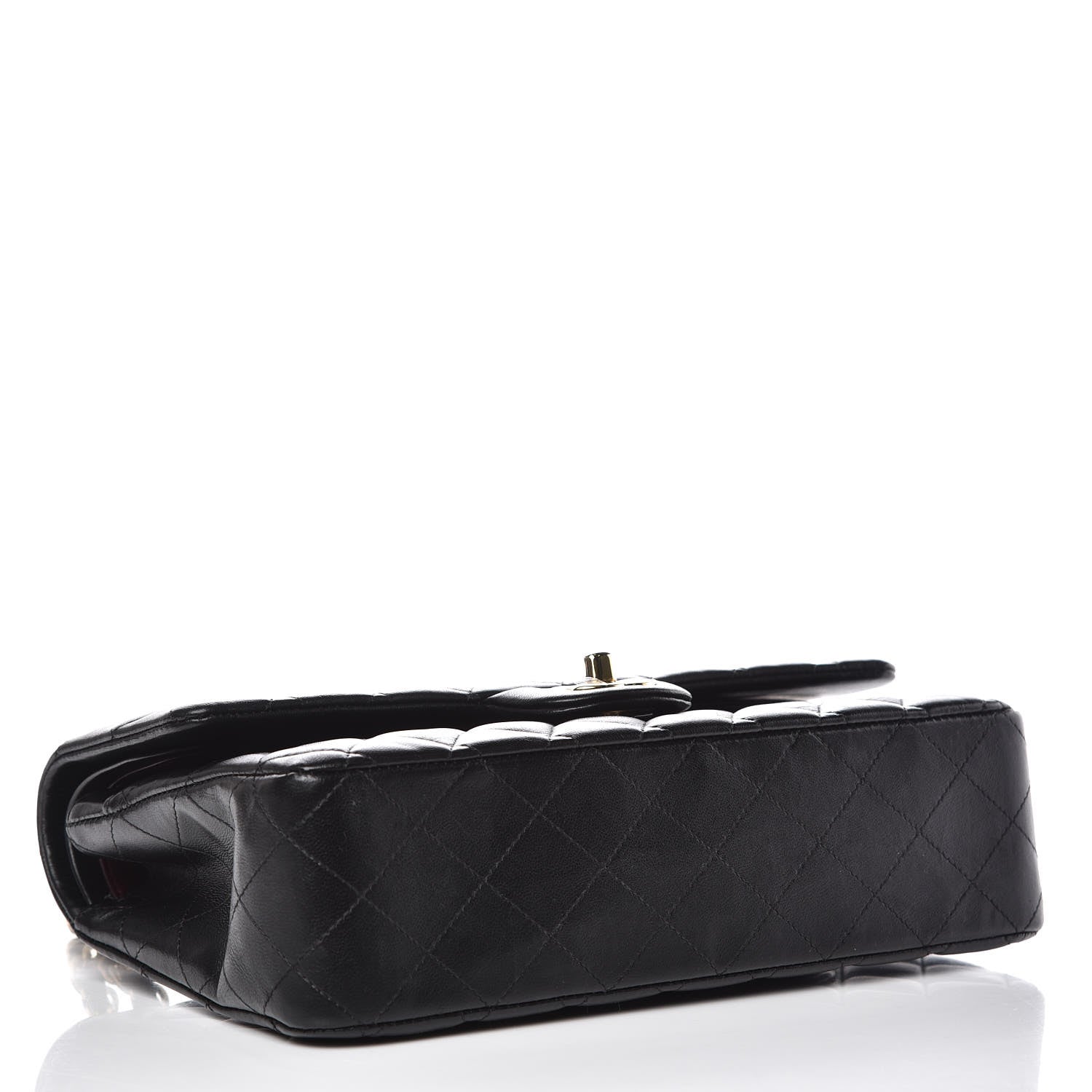 Chanel Lambskin Quilted Medium Double Flap Black 4 of 10