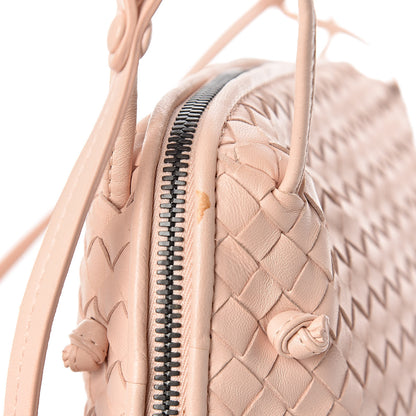 Bottega Veneta Nappa Intrecciato Nodini Crossbody Messenger Flamingo 9 of 11