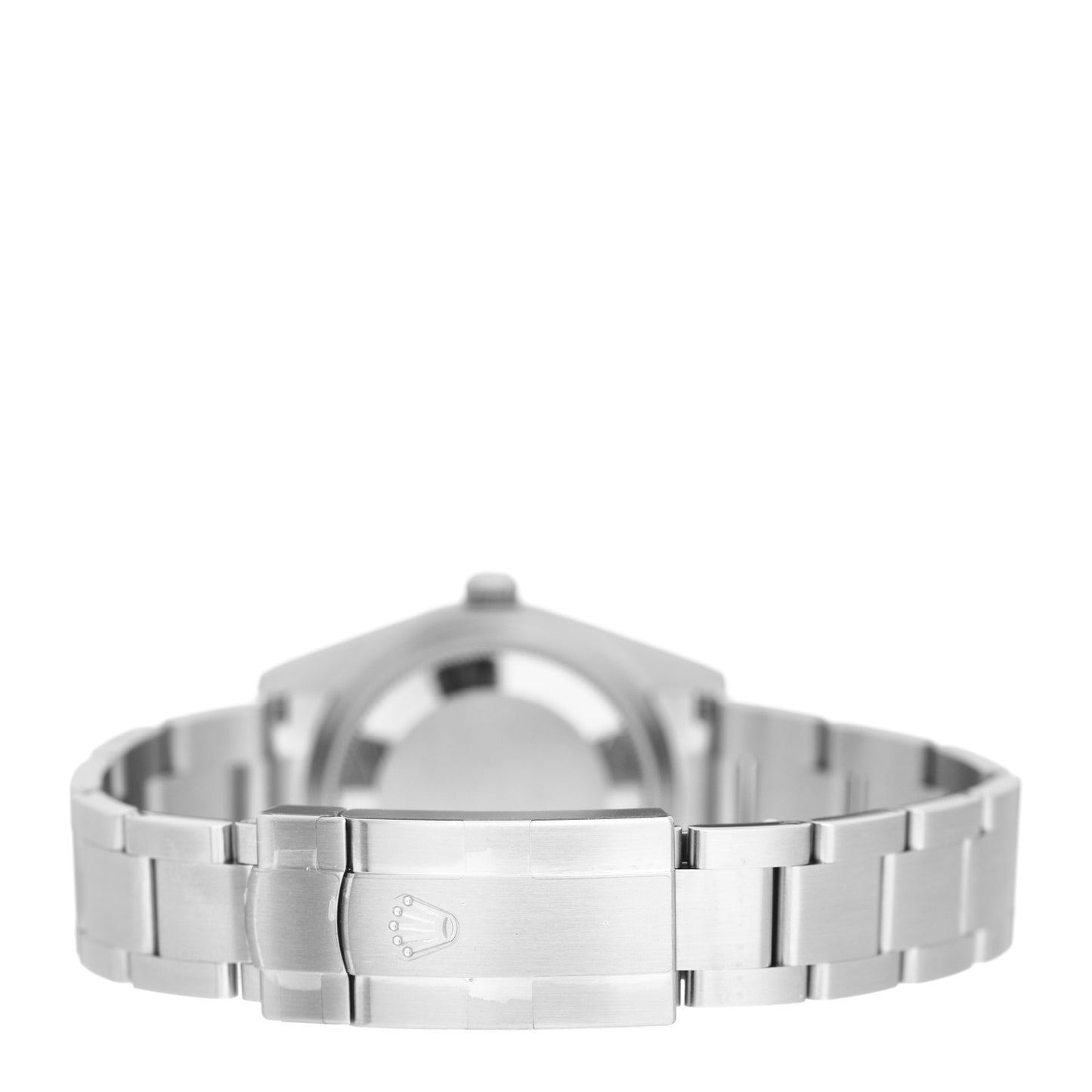 Stainless Steel 34mm Oyster Perpetual Watch Pink 124200
