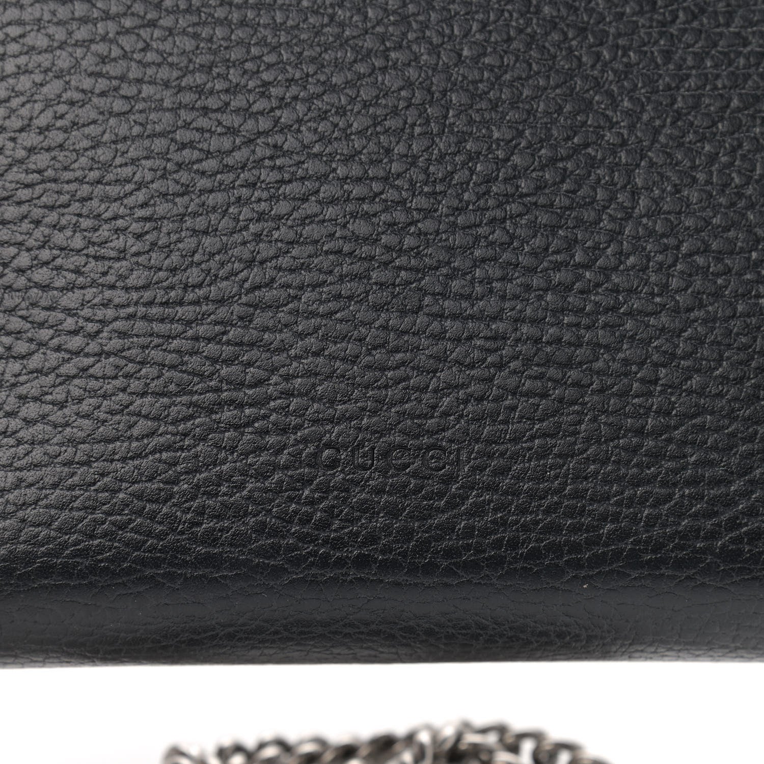 Gucci Calfskin Mini Dionysus Chain Wallet Black 12 of 14