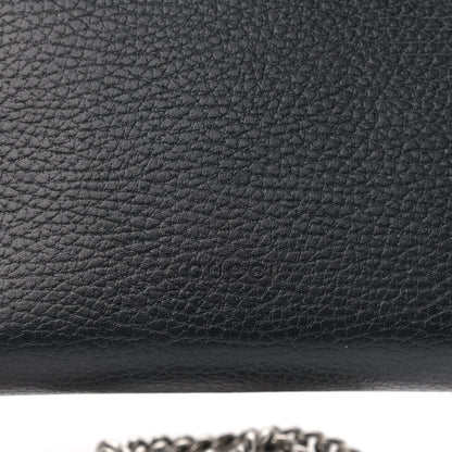 Gucci Calfskin Mini Dionysus Chain Wallet Black 12 of 14