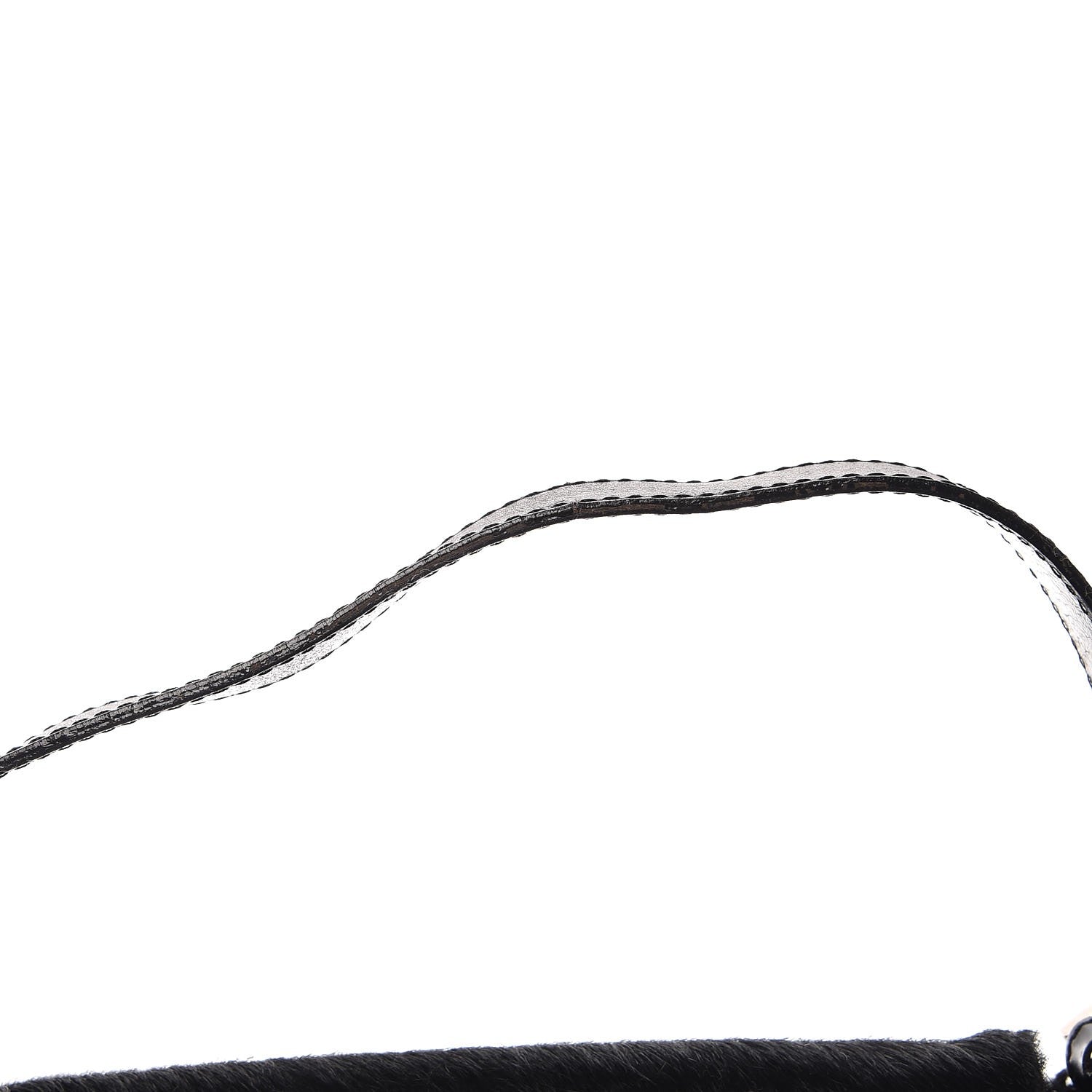 Fendi Calf Hair Baguette Black 9 of 11