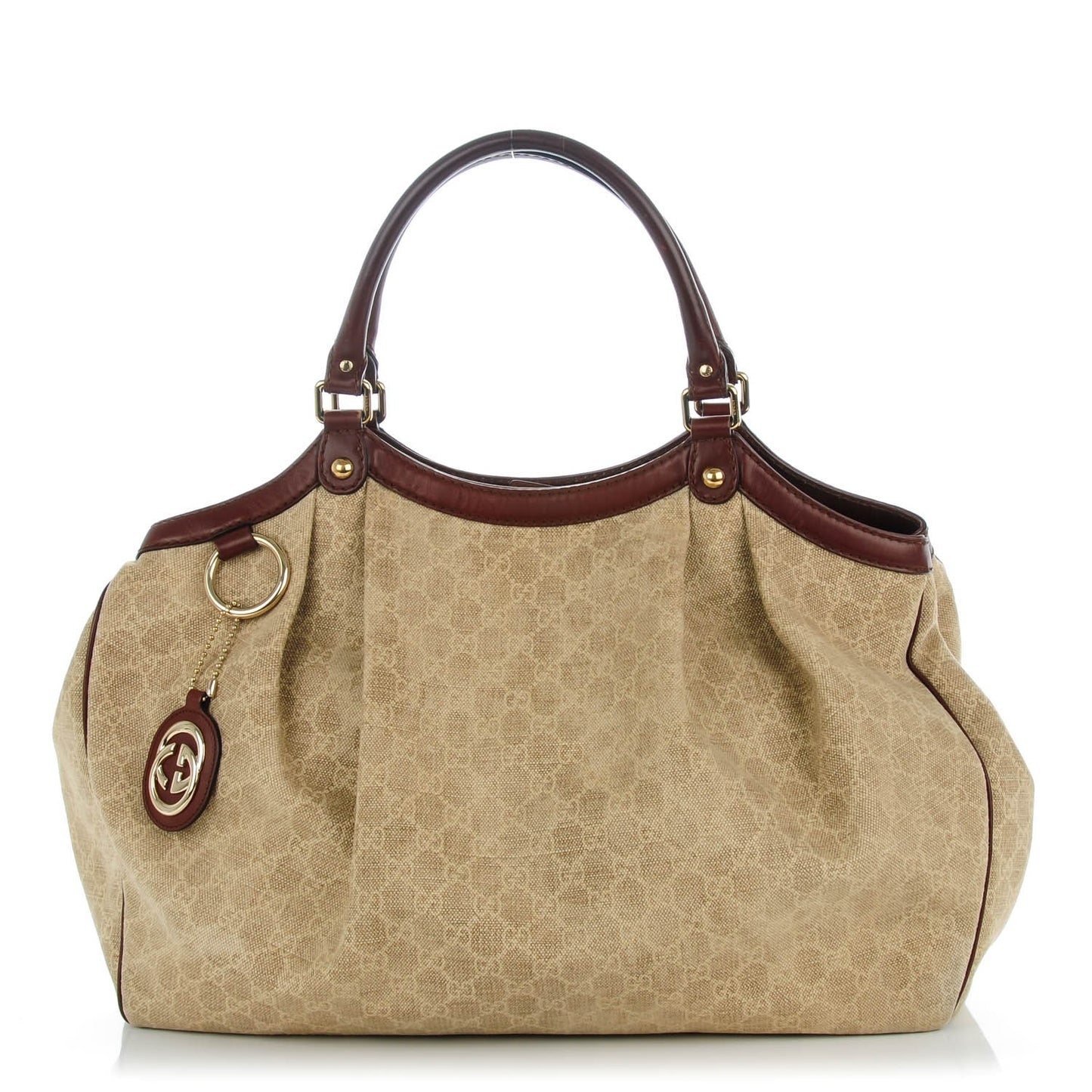 Monogram Cabinato Large Sukey Tote Brown