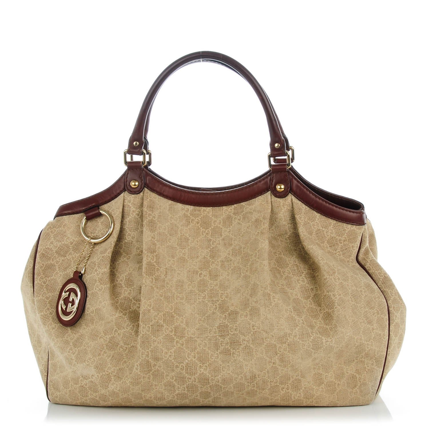 Gucci Monogram Cabinato Large Sukey Tote Brown 1 of 7