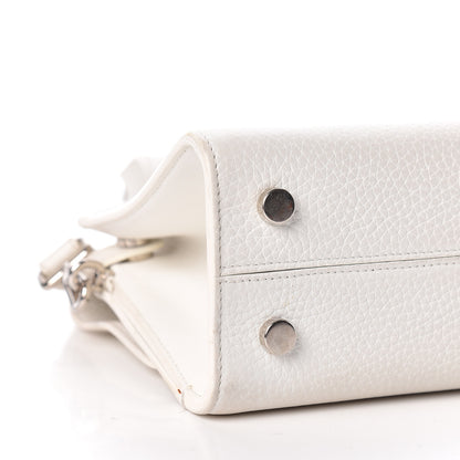 Christian Dior Grained Calfskin Mini Diorever Flap White 5 of 14
