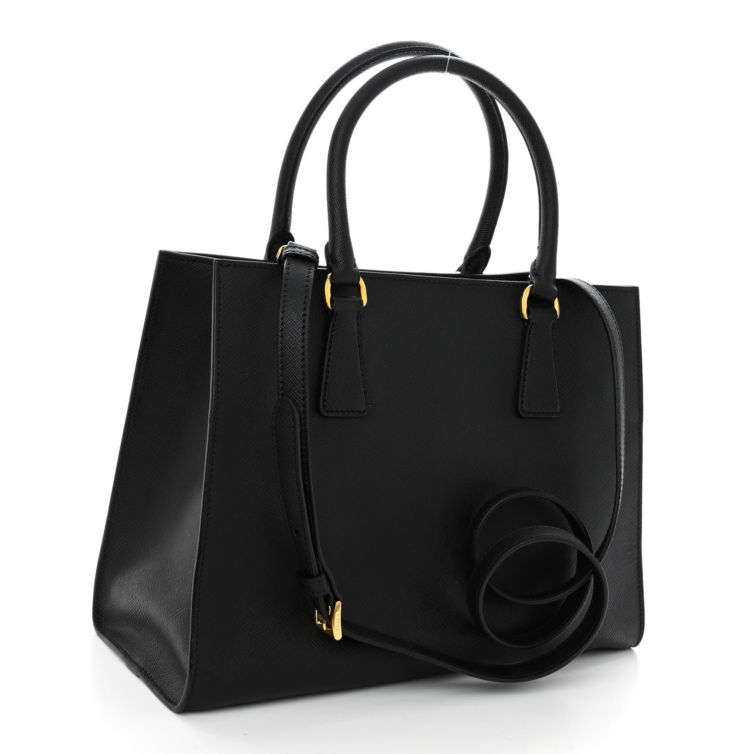 Prada Saffiano Tote Black 3 of 9