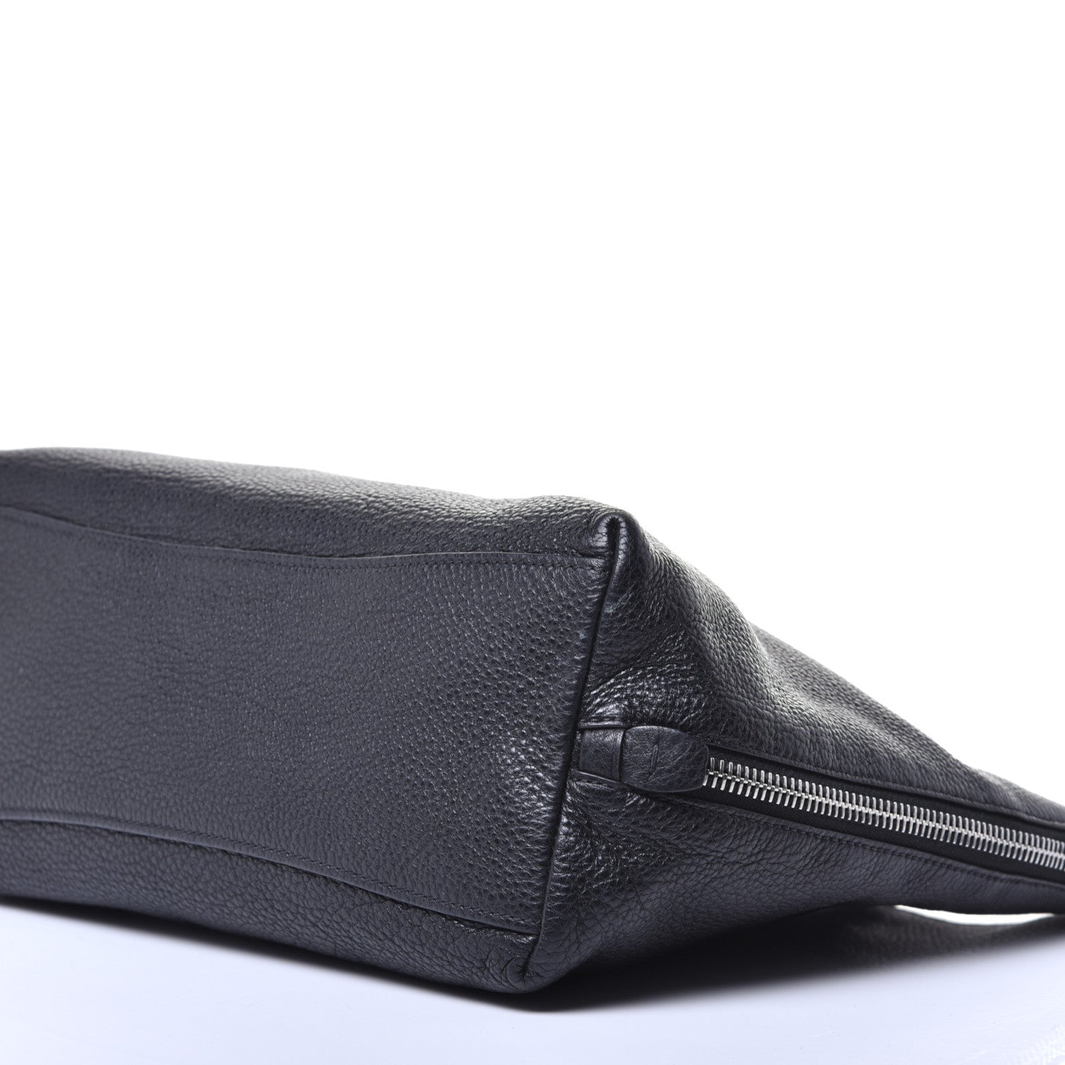 Prada Vitello Phenix Side Zip Shopping Tote Black 8 of 8