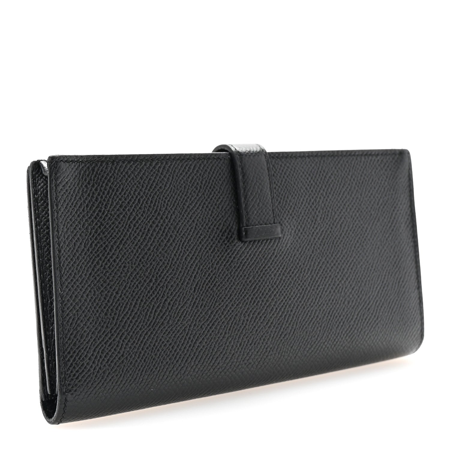 Hermes Epsom Bearn Gusset Wallet Black 3 of 6