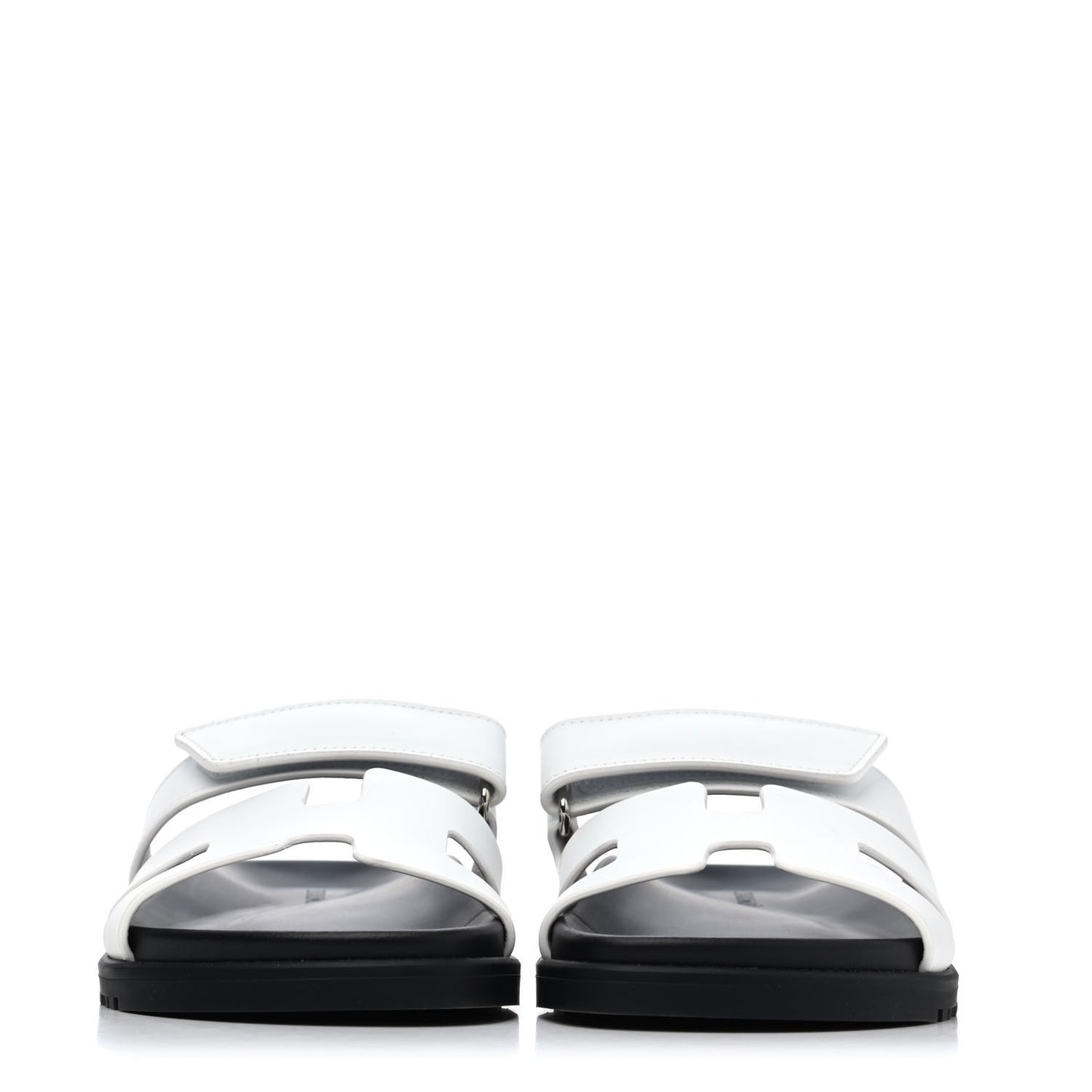 Calfskin Womens Chypre Sandals 36 White