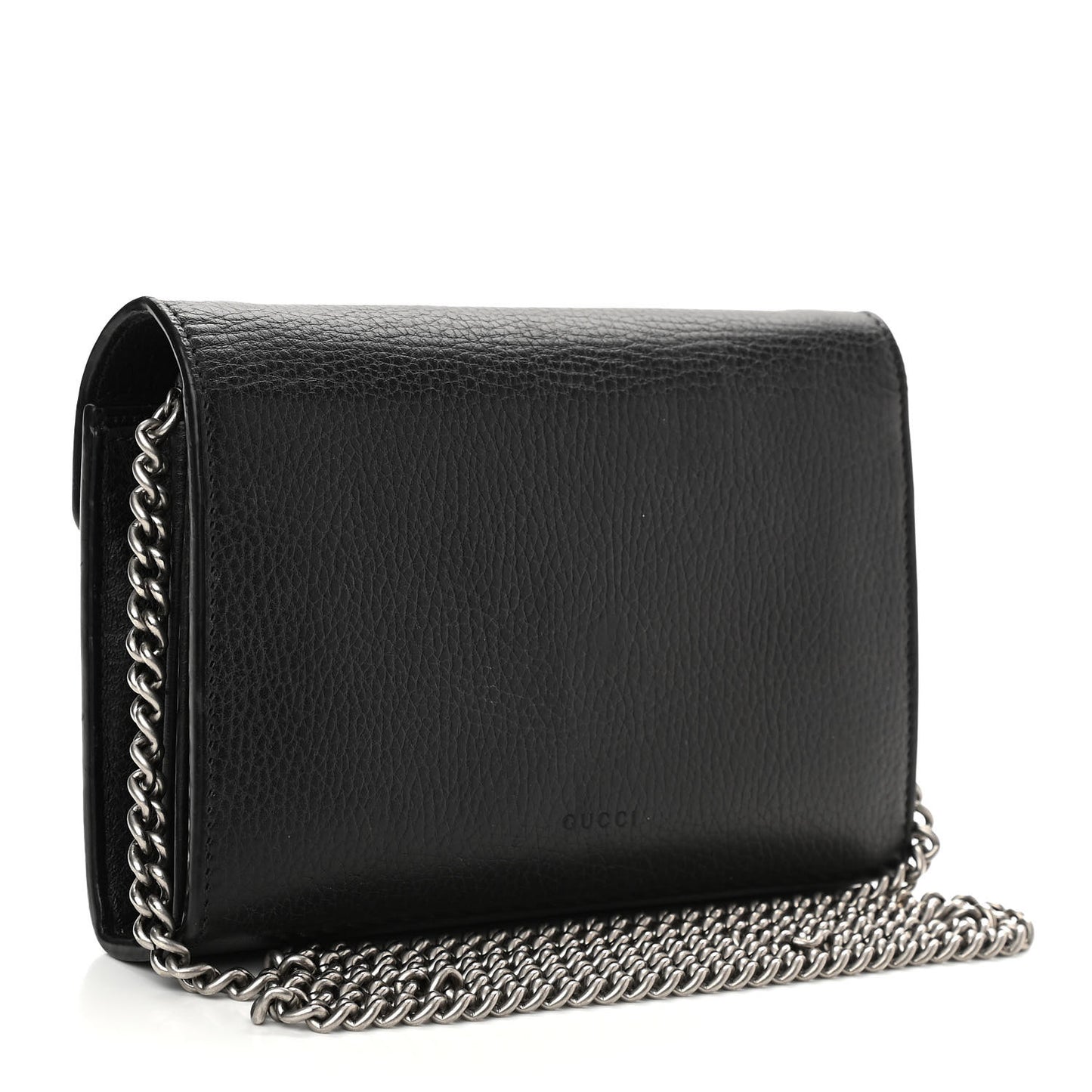 Calfskin Mini Dionysus Chain Wallet Black