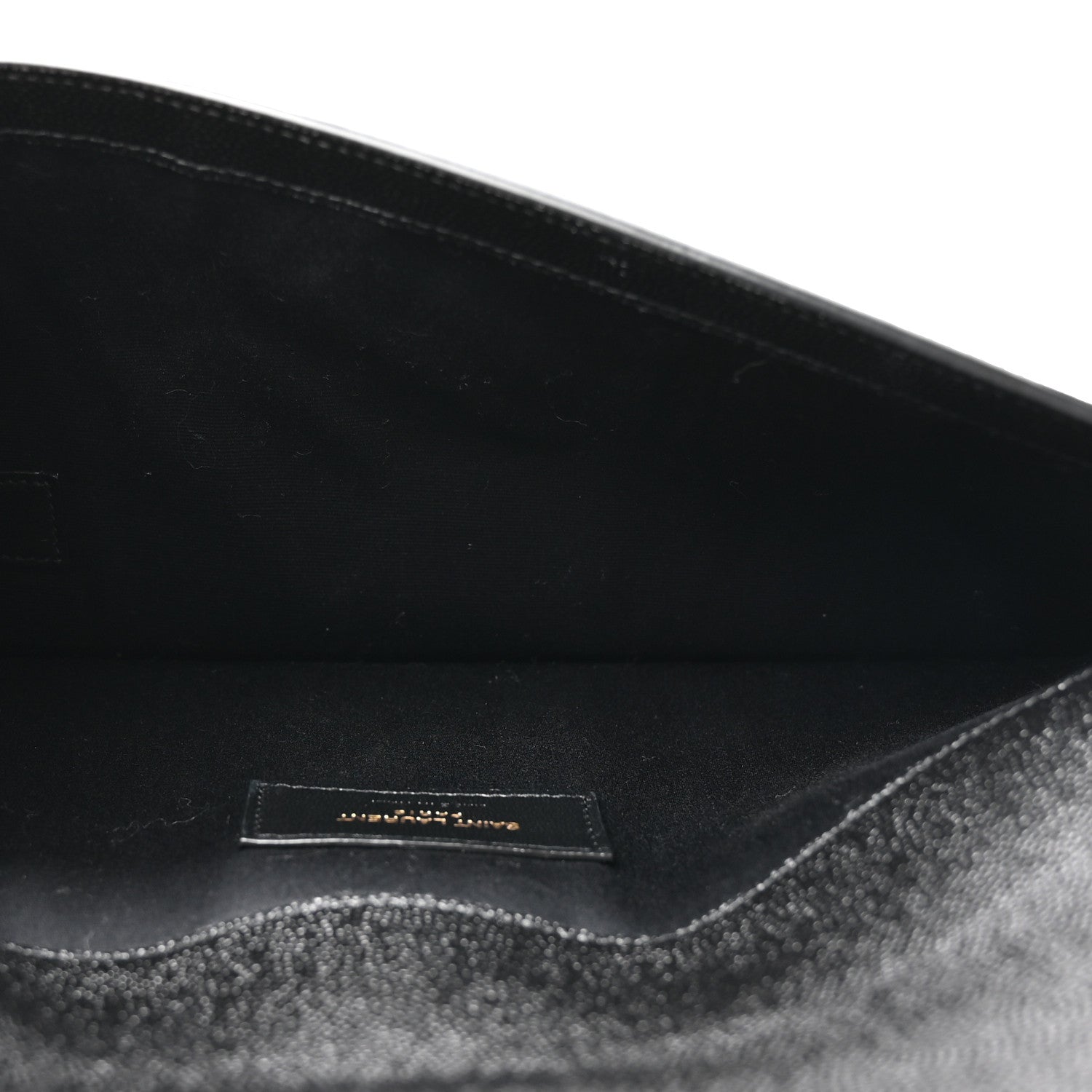 Saint Laurent Grain De Poudre Uptown Pouch Black 5 of 7