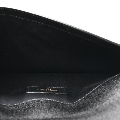 Saint Laurent Grain De Poudre Uptown Pouch Black 5 of 7