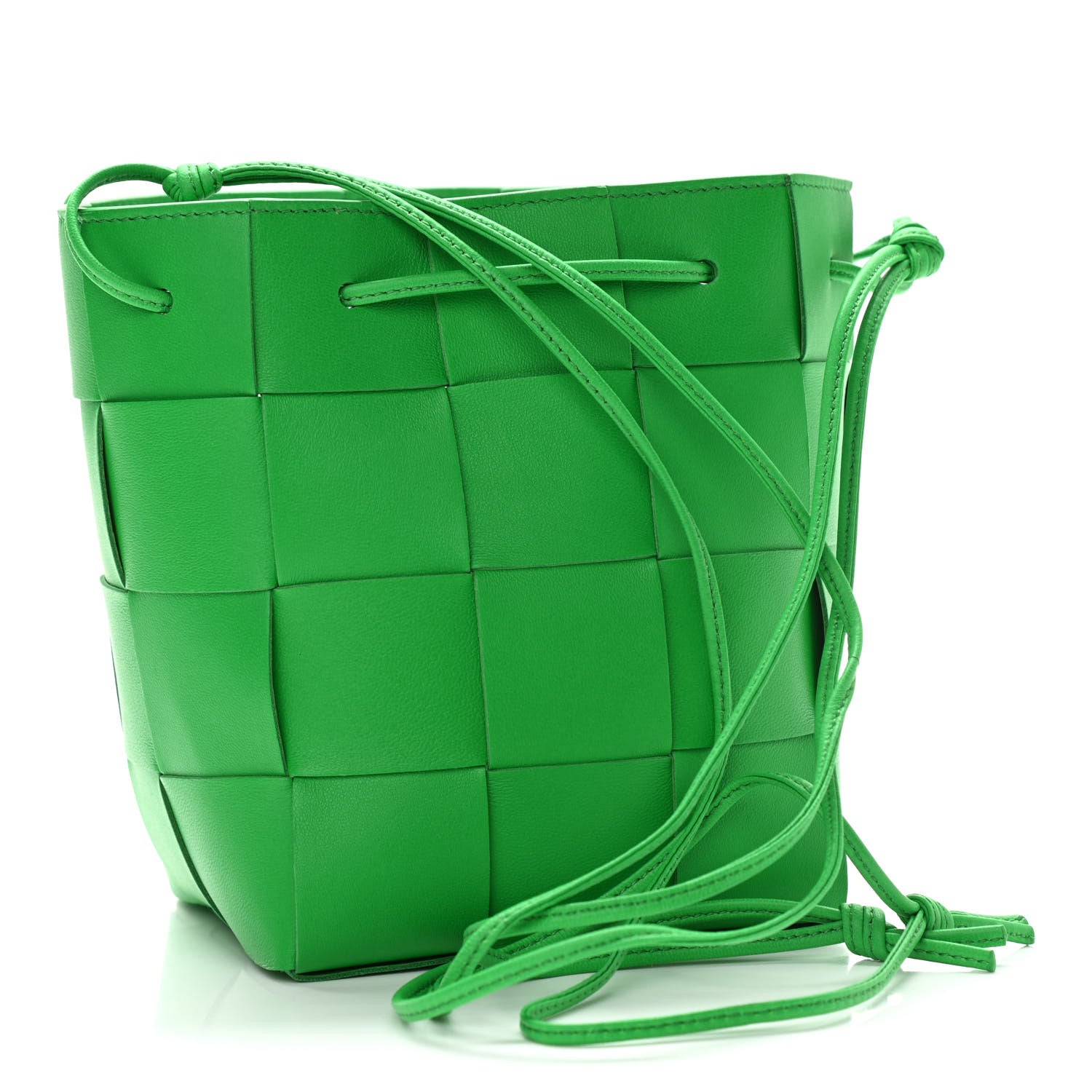 Bottega Veneta Nappa Maxi Intrecciato Cassette Bucket Bag Parakeet 3 of 10