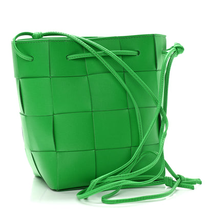 Bottega Veneta Nappa Maxi Intrecciato Cassette Bucket Bag Parakeet 3 of 10