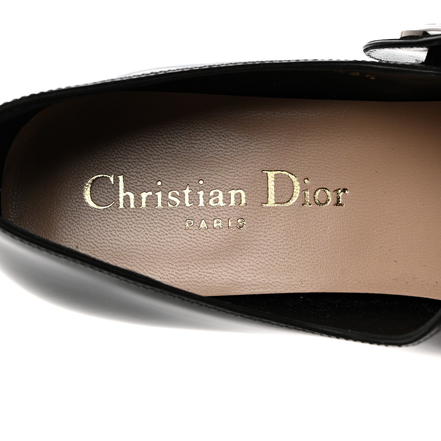 Christian Dior Brushed Calfskin Uniform 30mm Pumps 36.5 Black 5 of 8