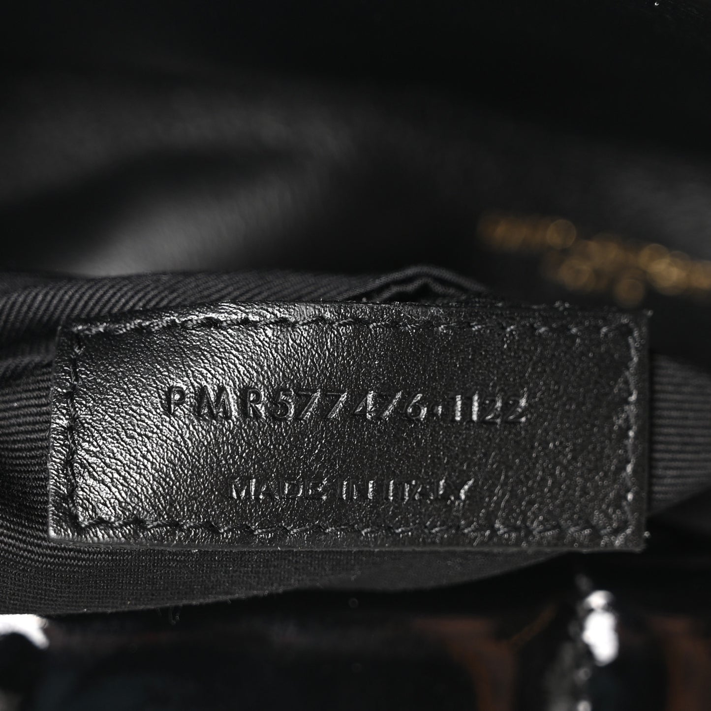Patent Quilted Small Loulou Puffer Monogram Chain Satchel Black