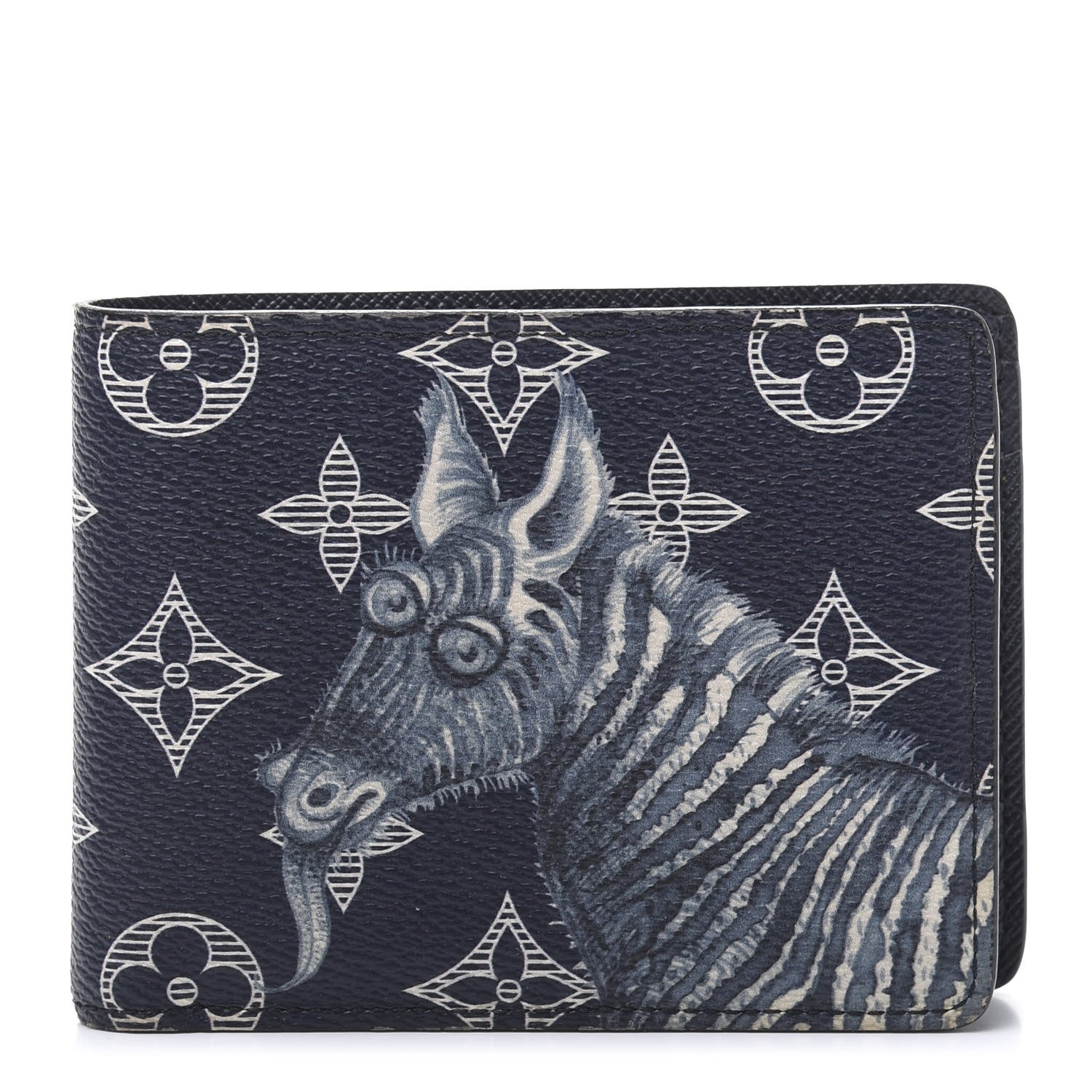 Louis Vuitton Savane Monogram Chapman Multiple Wallet Ink 1 of 8