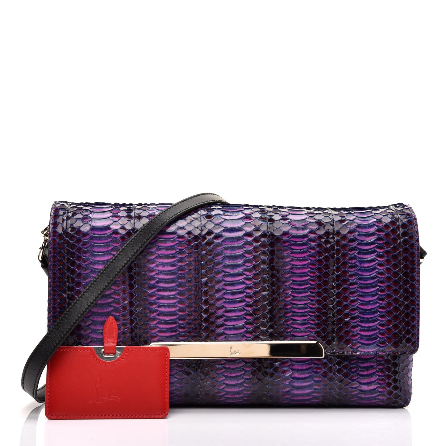 Watersnake Rocaille Rougissime Clutch Violet