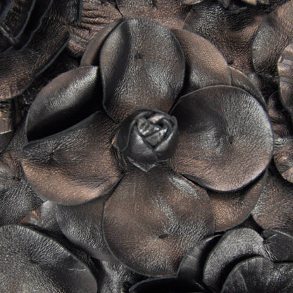 Valentino Garavani Leather Rosette Tote Metallic 7 of 12