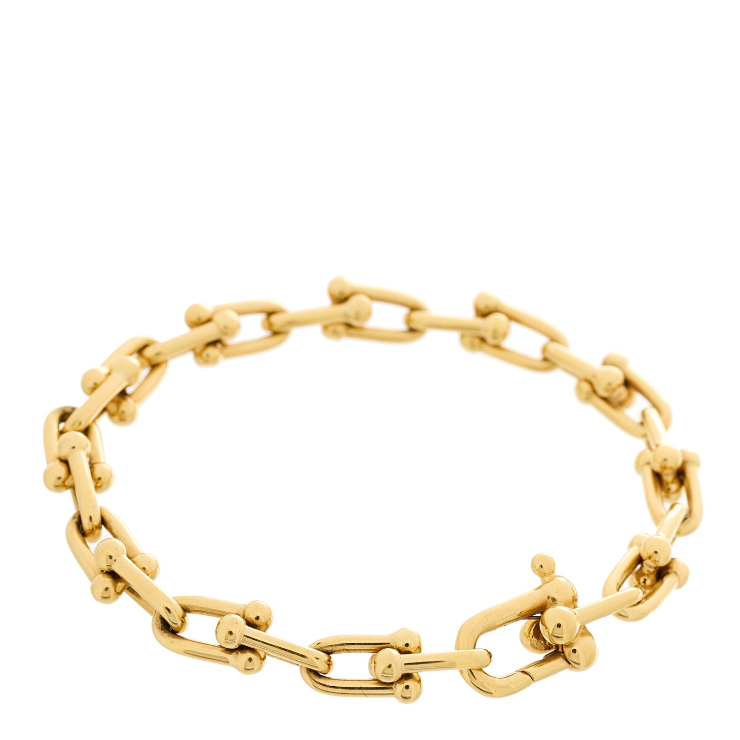 Tiffany 18K Yellow Gold Small HardWear Link Bracelet 2 of 4
