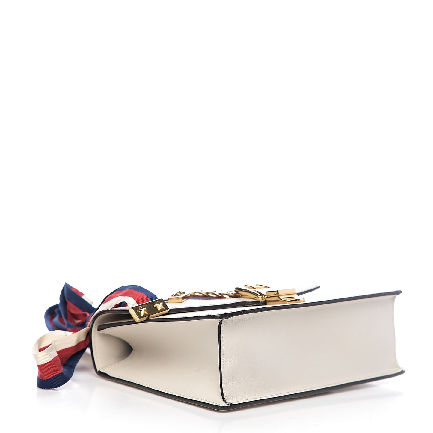 Calfskin Small Sylvie Shoulder Bag Off White