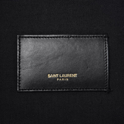 Saint Laurent Canvas City Backpack Black 6 of 12