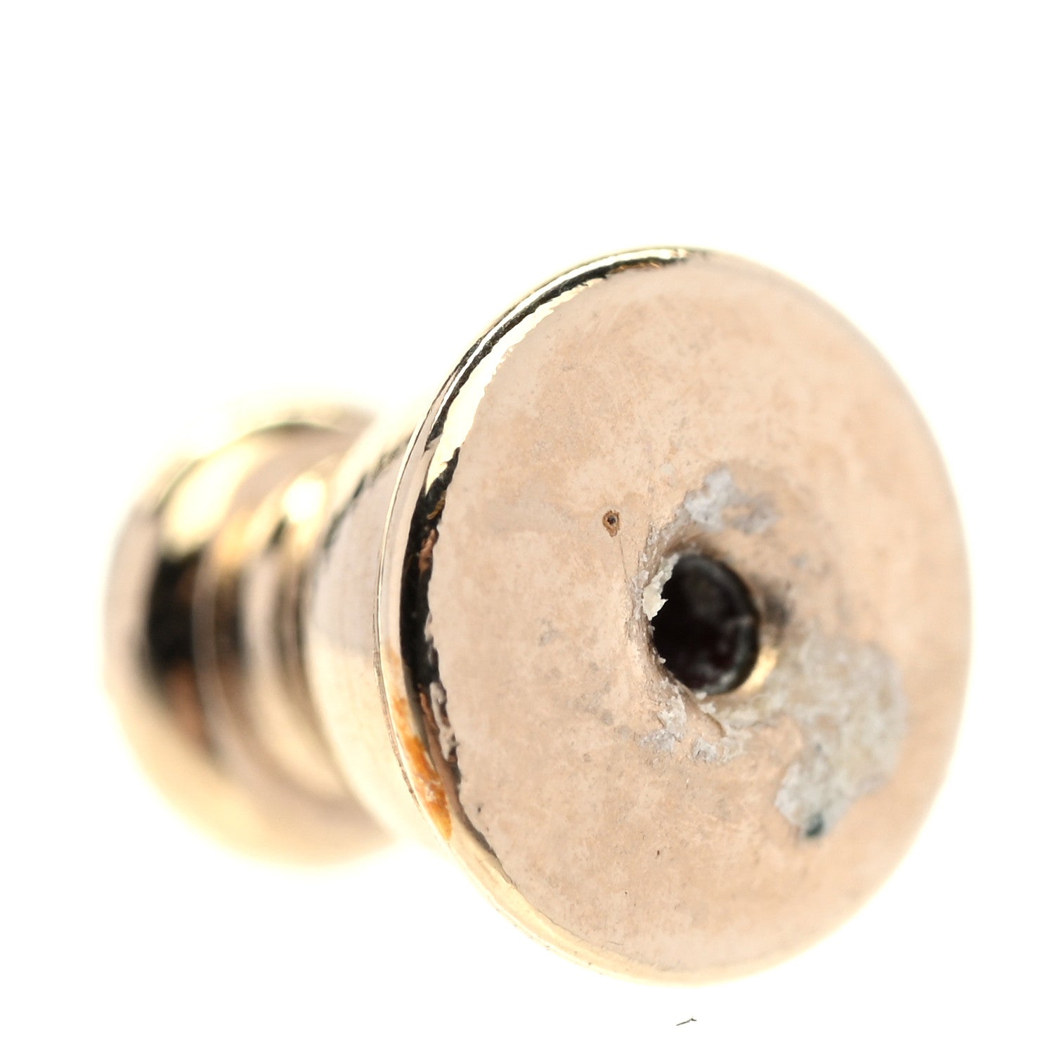 Christian Dior Strass Crystal CD Earrings Gold 4 of 4